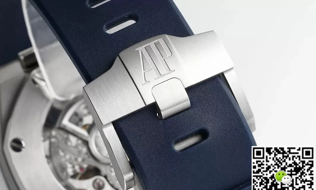 Audemars Piguet Royal Oak Offshore 26420TI.OO.A027CA.01 APF Factory 1:1 Best Edition Replica Watch Blue Strap